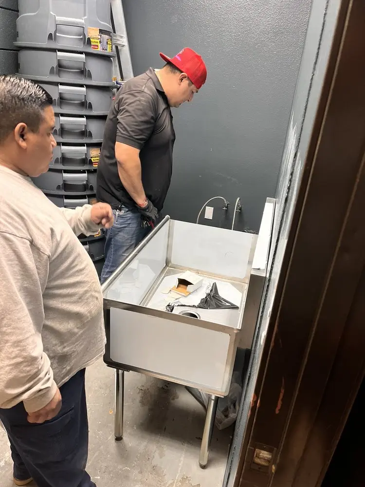 Commercial plumbing and sink installation in Mount Salem